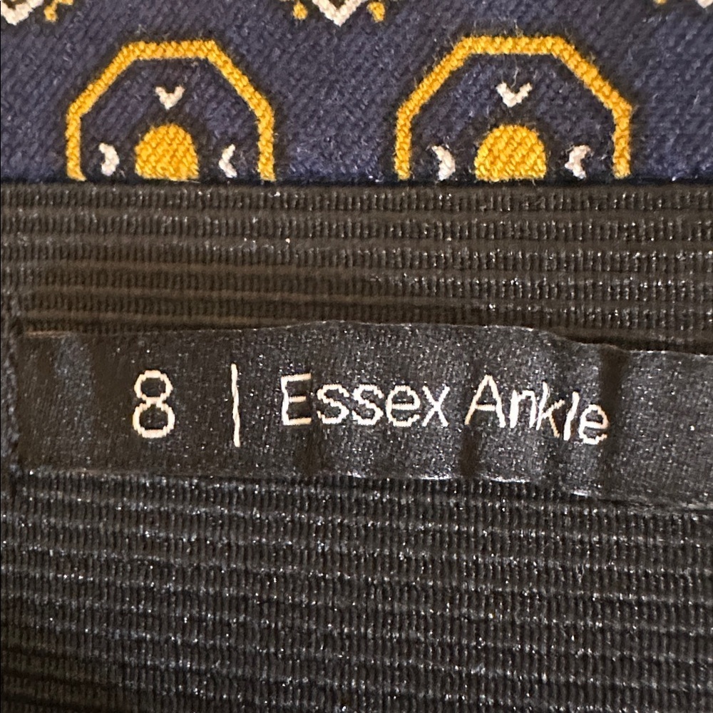 Talbots Navy Patterned Pants - Picture 4 of 4